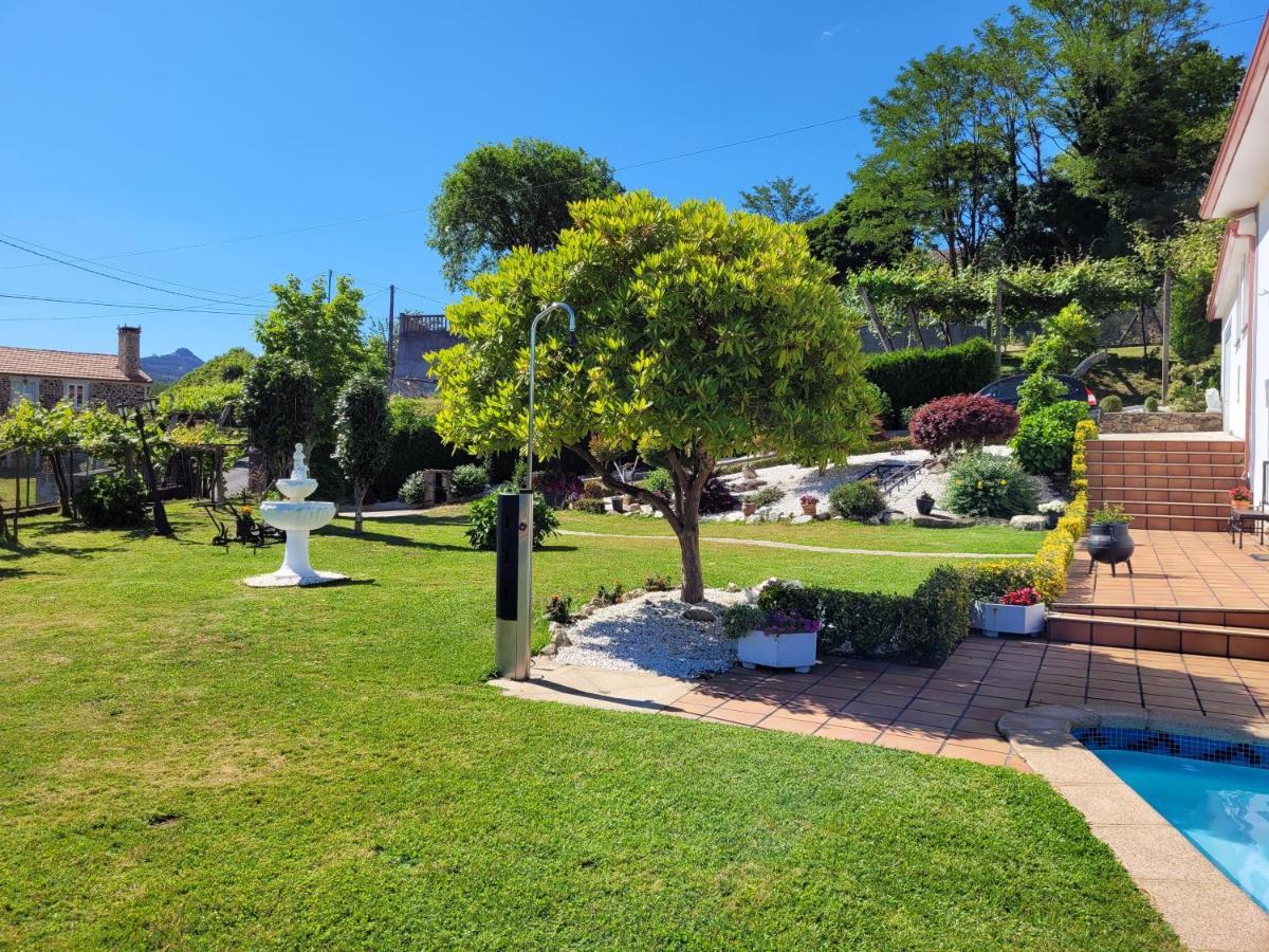 Villa Casa Tarrio Con Piscina - Santiago De Compostela Boqueixon Esterno foto