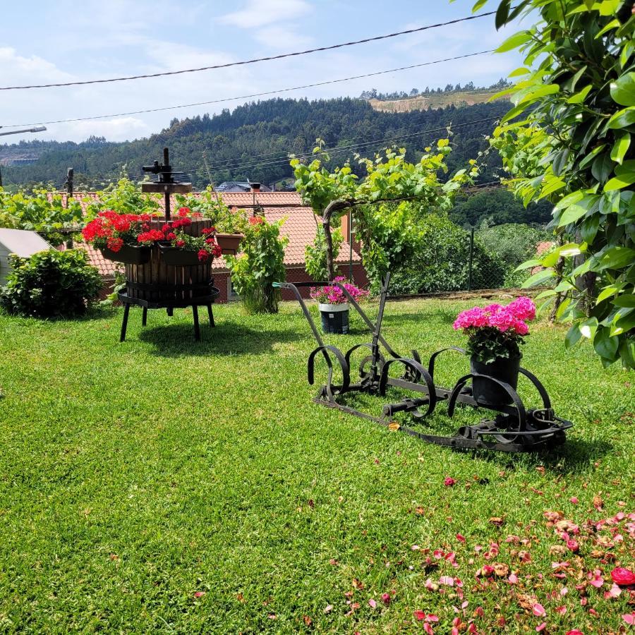 Villa Casa Tarrio Con Piscina - Santiago De Compostela Boqueixon Esterno foto