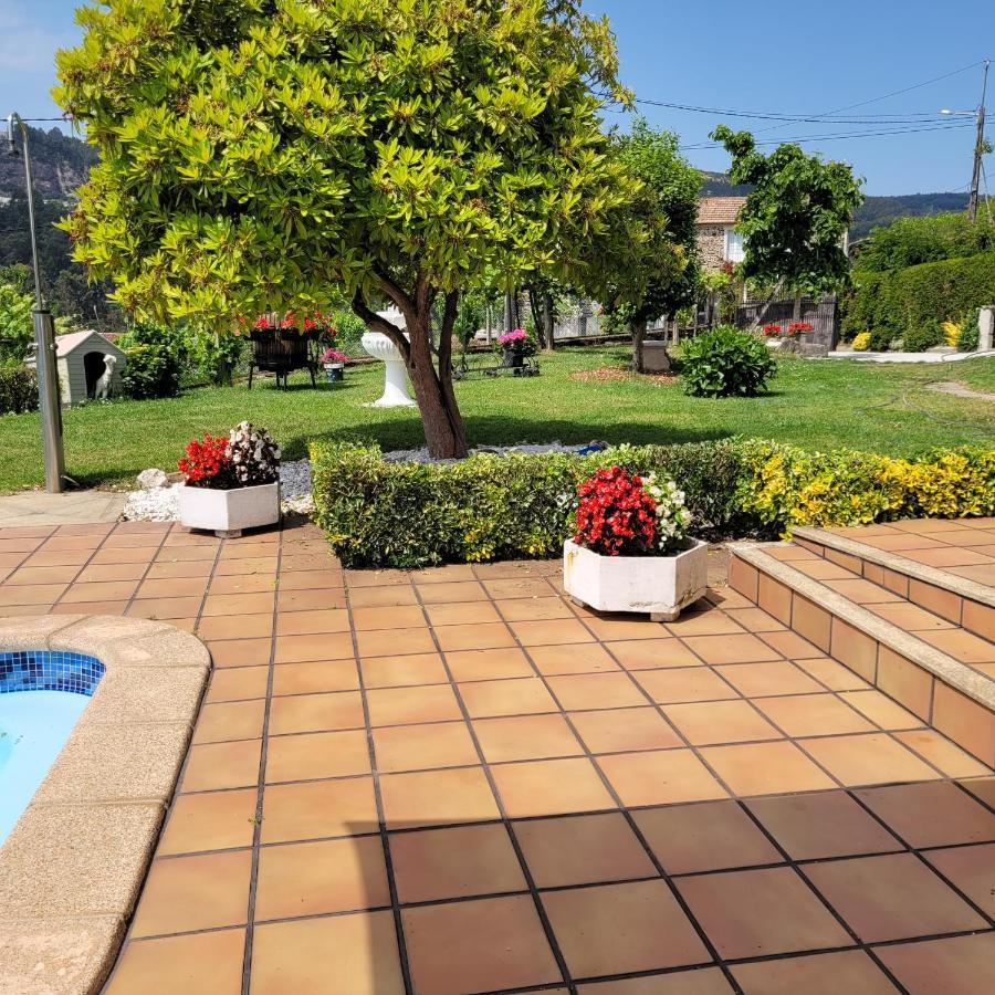 Villa Casa Tarrio Con Piscina - Santiago De Compostela Boqueixon Esterno foto
