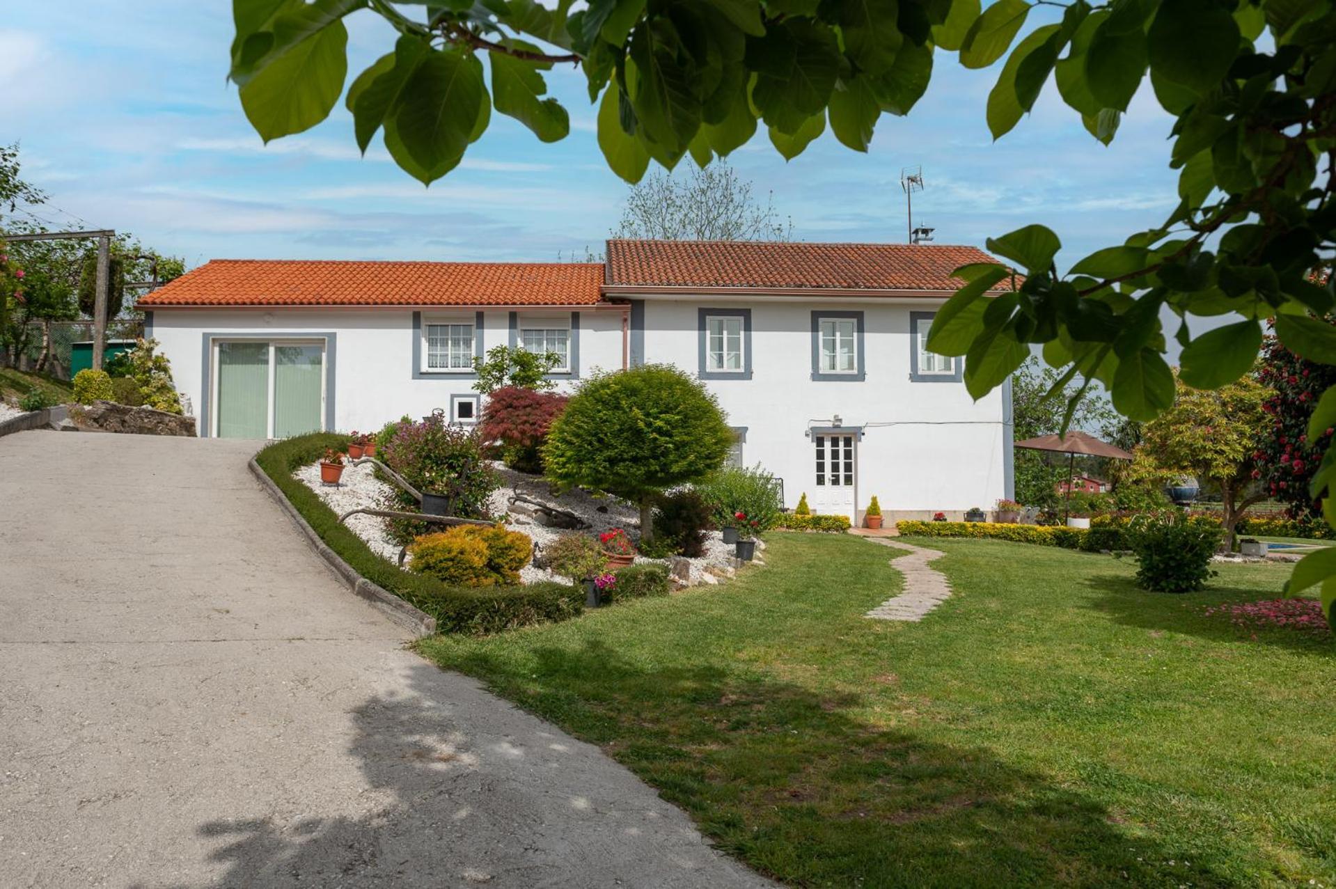 Villa Casa Tarrio Con Piscina - Santiago De Compostela Boqueixon Esterno foto