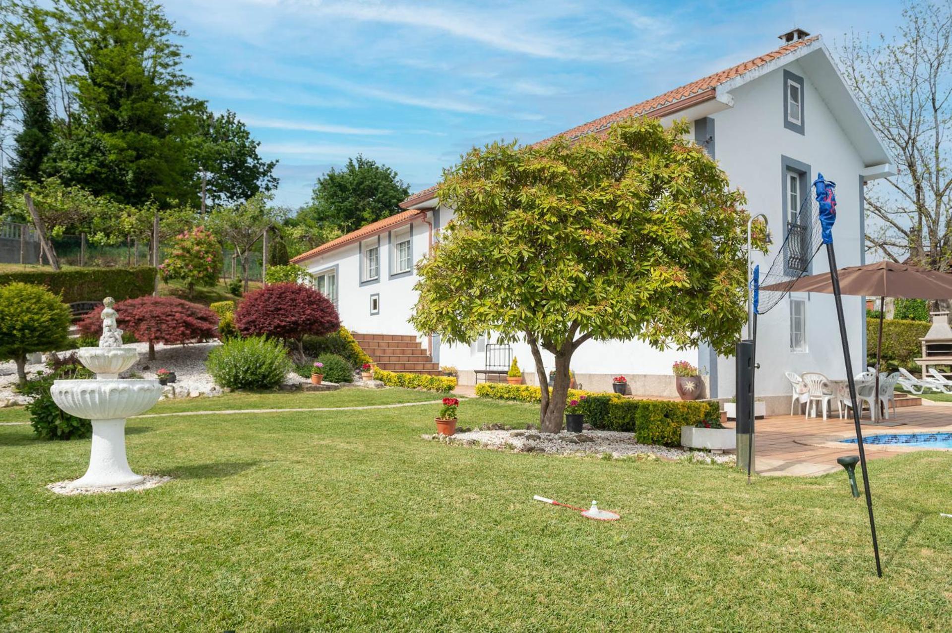 Villa Casa Tarrio Con Piscina - Santiago De Compostela Boqueixon Esterno foto