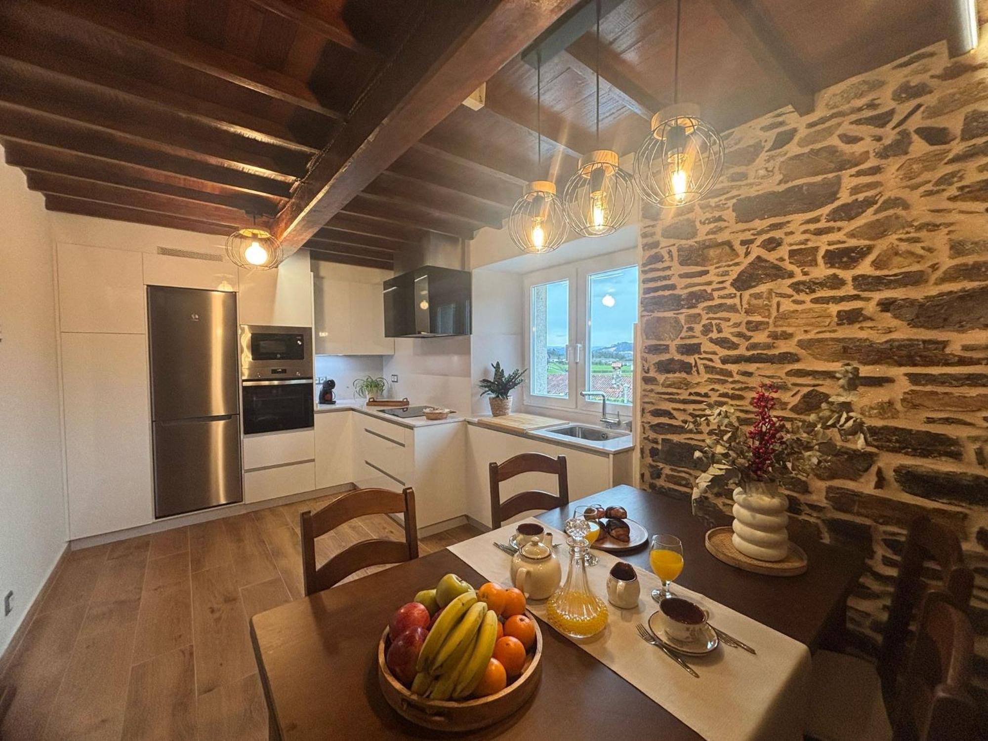 Villa Casa Tarrio Con Piscina - Santiago De Compostela Boqueixon Esterno foto